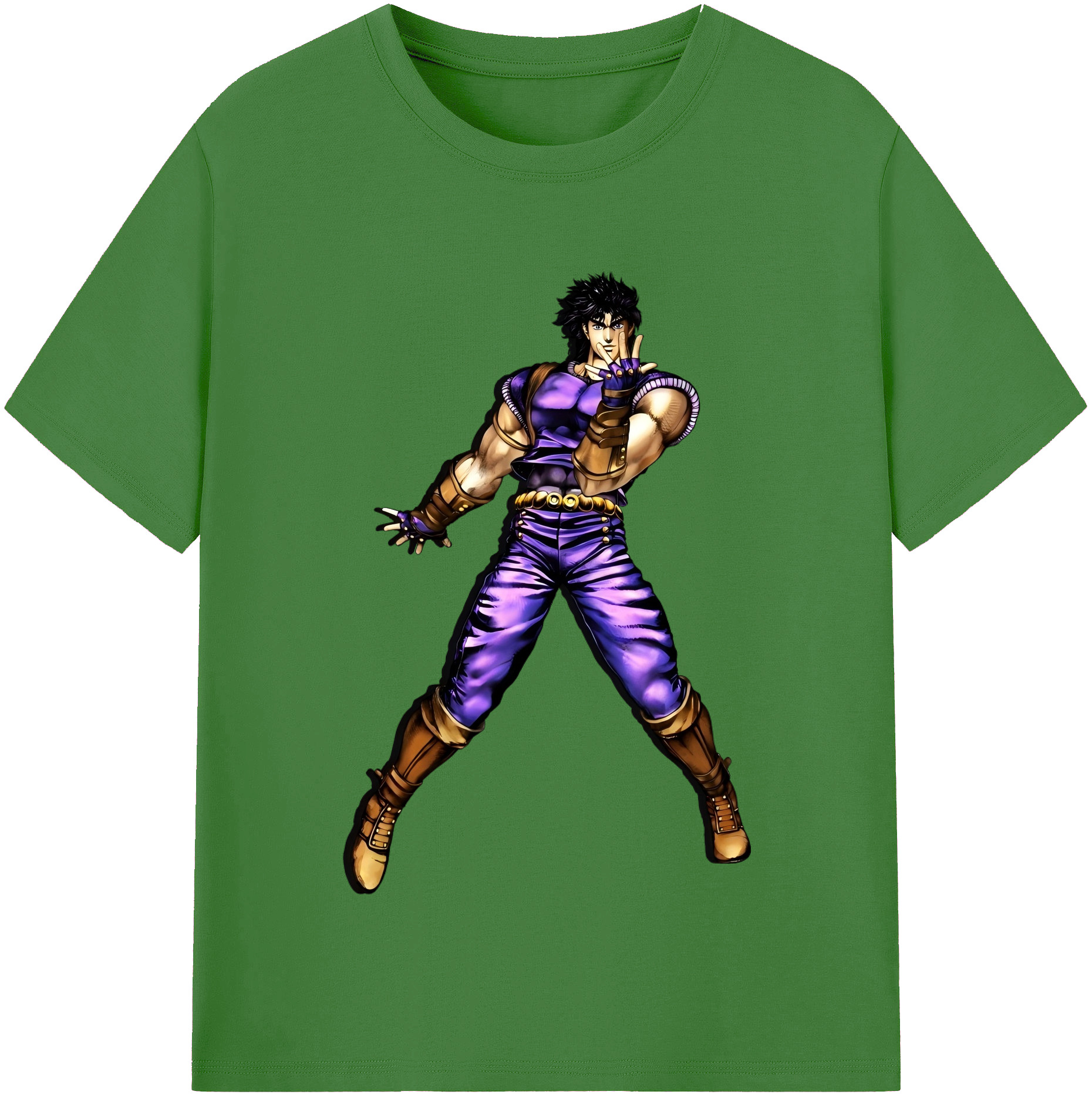 （画像用） ジョジョの奇妙な冒険 /ジョナサン?ジョースター JoJo's Bizarre Adventure Jonathan Joestar レディースカジュアルプリントTシャツ（綿100％）